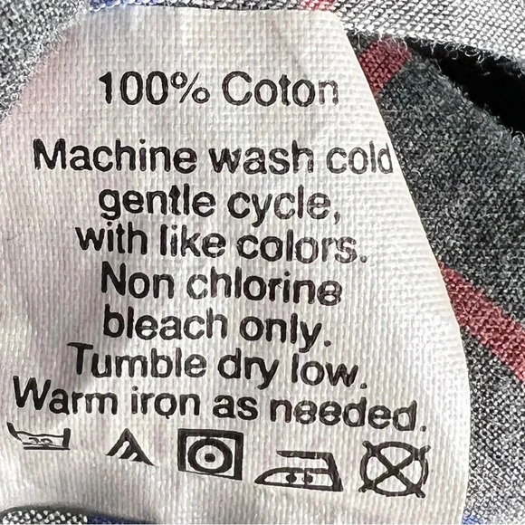 J Crew Men’s Heathered Cotton Plaid Button Down Shirt Size XL Gray Blue Red GUC - Picture 6 of 6